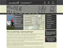 Tablet Screenshot of golftext.net